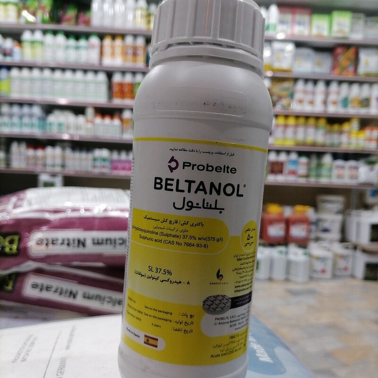 قارچ کش و باکتری کش سیستمیک بلتانول مبارزه با بیماری قارچی خاکزی مانند فیتوفترا، فوزاریوم، ورتیسیلیوم و آتشک 1 لیتری