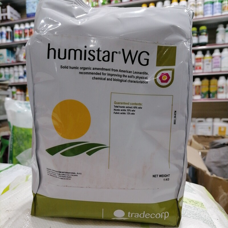 کود کشاورزی هیومیک اسید هیومستار دبلیو جی humistar WG اصلاح ساختار خاک بالابردن جذب عناصر غذایی افزایش رشد ریشه