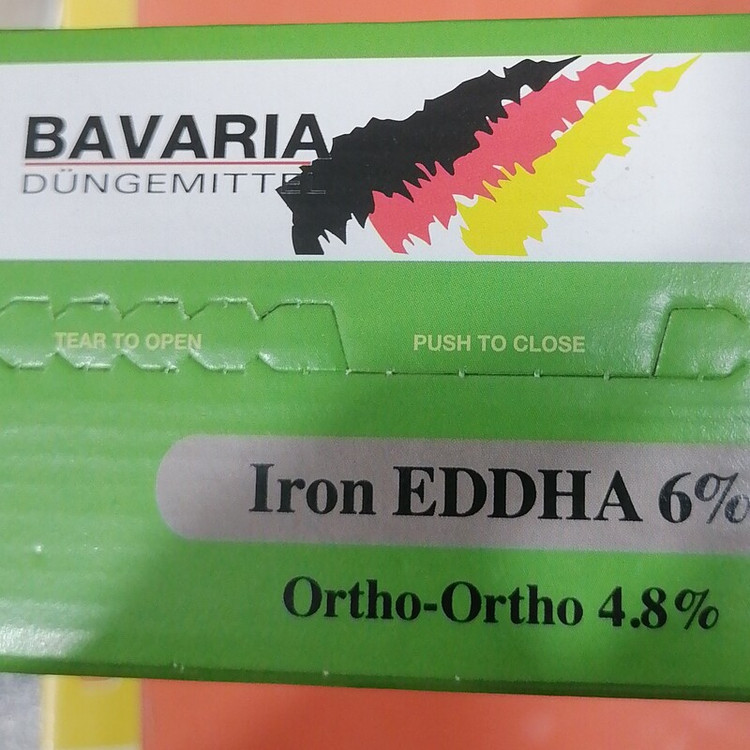 کود آهن کلات باواریا 6 درصد EDDHA BAVARIA اورتو 4.8 درصد، یک کیلویی