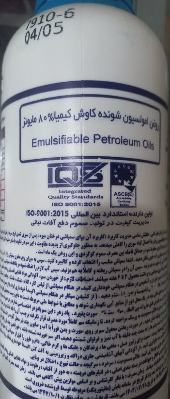 روغن امولسیون شونده کاوش کیمیا 80% مایونز (روغن ولک)